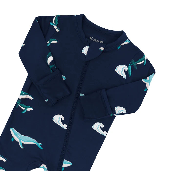 Kyte Baby Zippered Footie (Humpback)