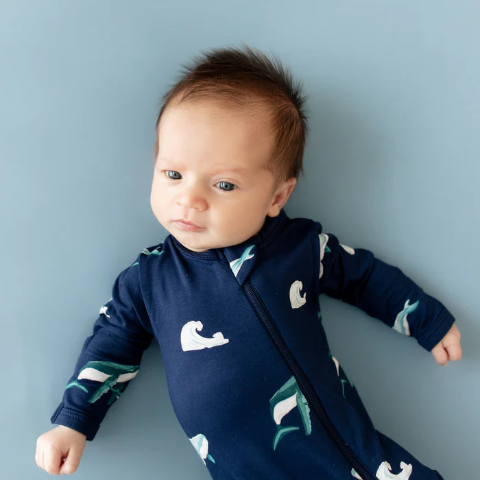 Kyte Baby Zippered Footie (Humpback)