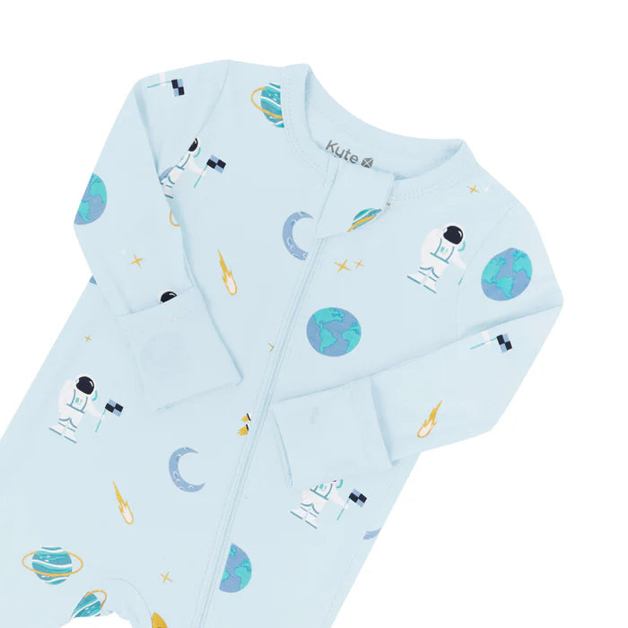 Kyte Baby Zippered Footie (Ice Space)