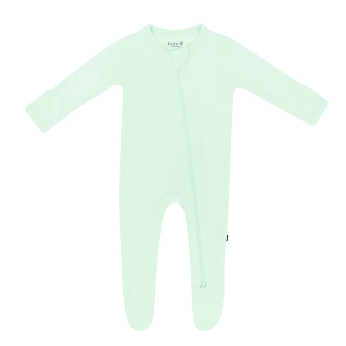 Kyte Baby Zippered Footie (Mint) - FINAL SALE