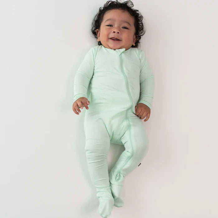 Kyte Baby Zippered Footie (Mint) - FINAL SALE