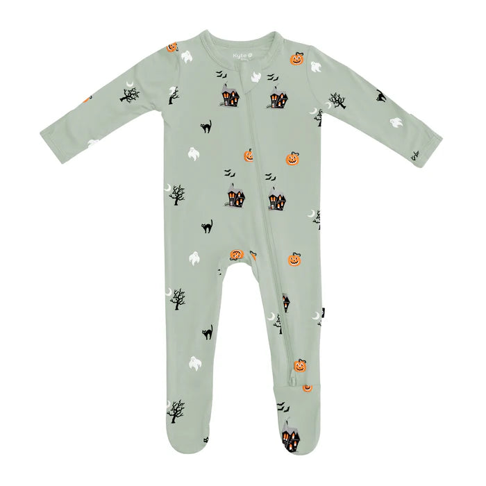 Kyte Baby Zippered Footie (Spooky) - FINAL SALE