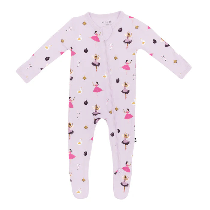 Kyte Baby Zippered Footie (Sugar Plum)