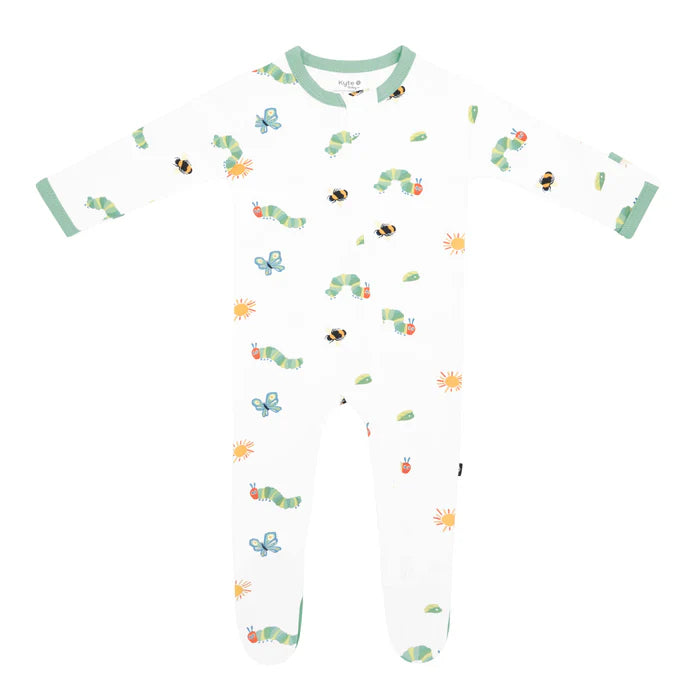 Kyte Baby Zippered Footie (Very Hungry Caterpillar)