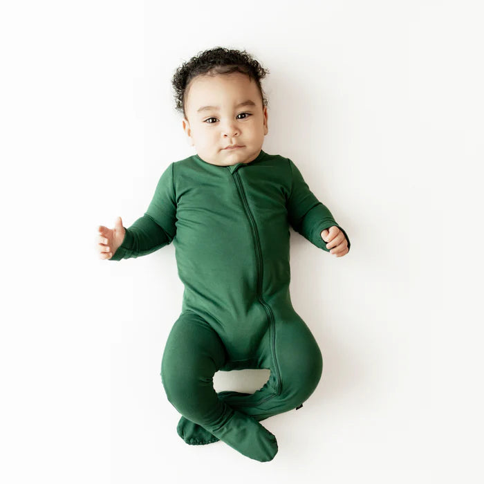 Kyte Baby Zippered Footie (Evergreen)