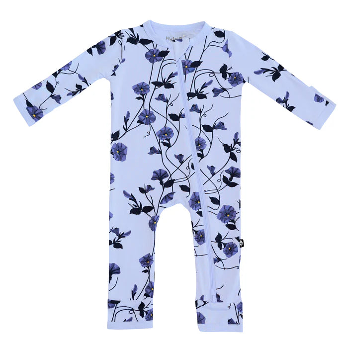 Kyte Baby Zippered Romper (Petunia)