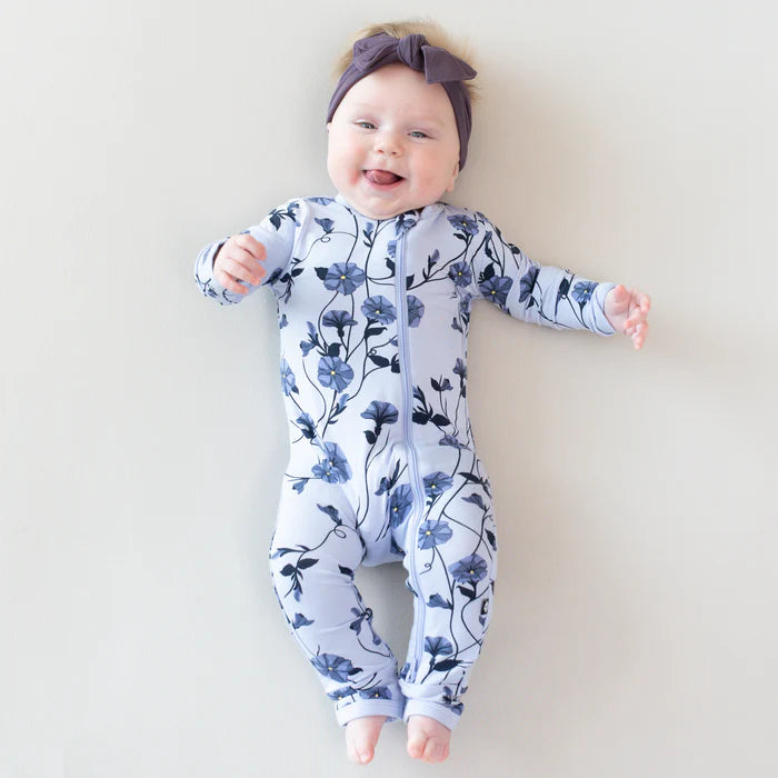 Kyte Baby Zippered Romper (Petunia)