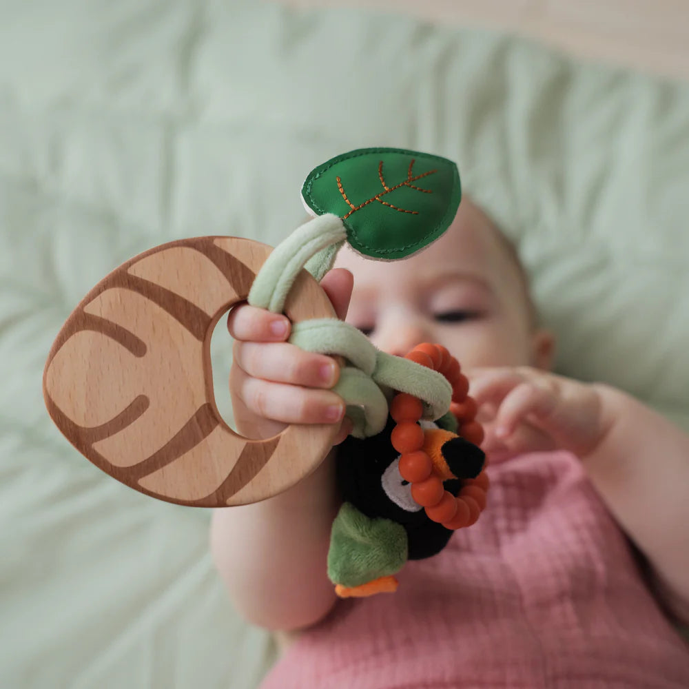 Little Big Friends Wooden Rattle (Jungle)