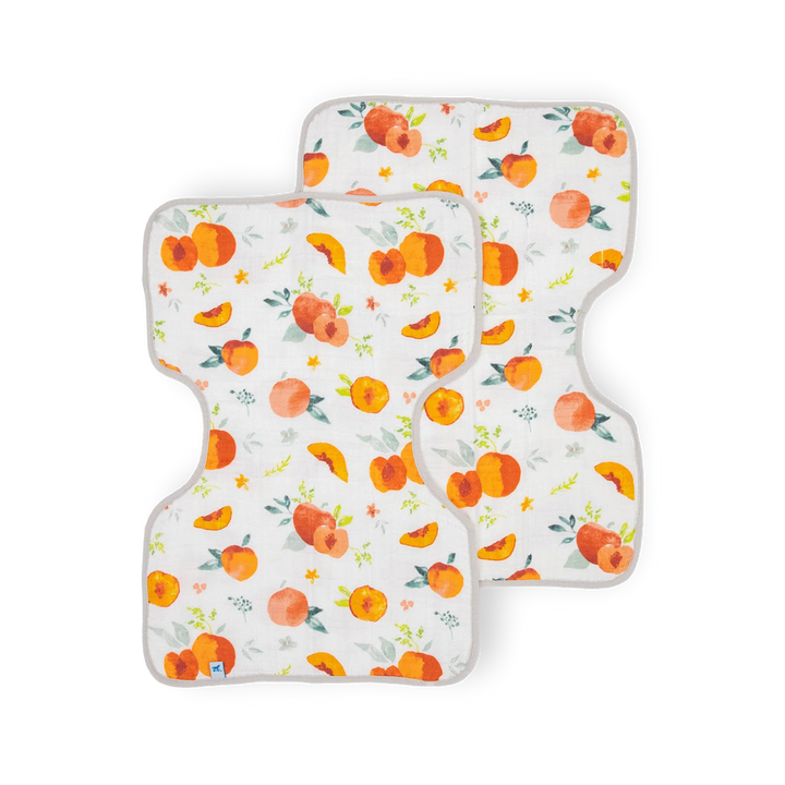 Little Unicorn Cotton Muslin Burp Cloth 2Pk (Georgia Peach)