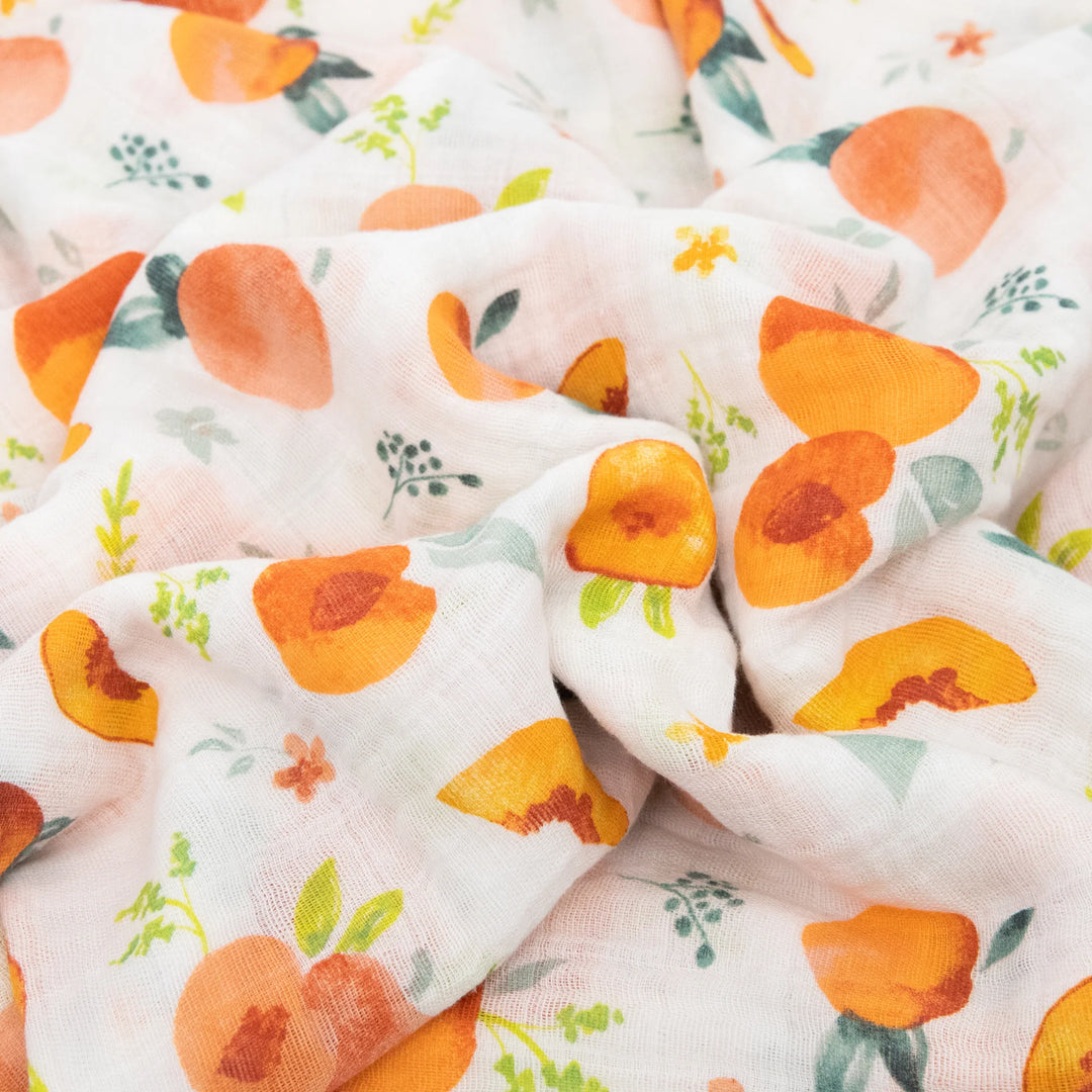 Little Unicorn Cotton Muslin Swaddle Set (Georgia Peach 2)