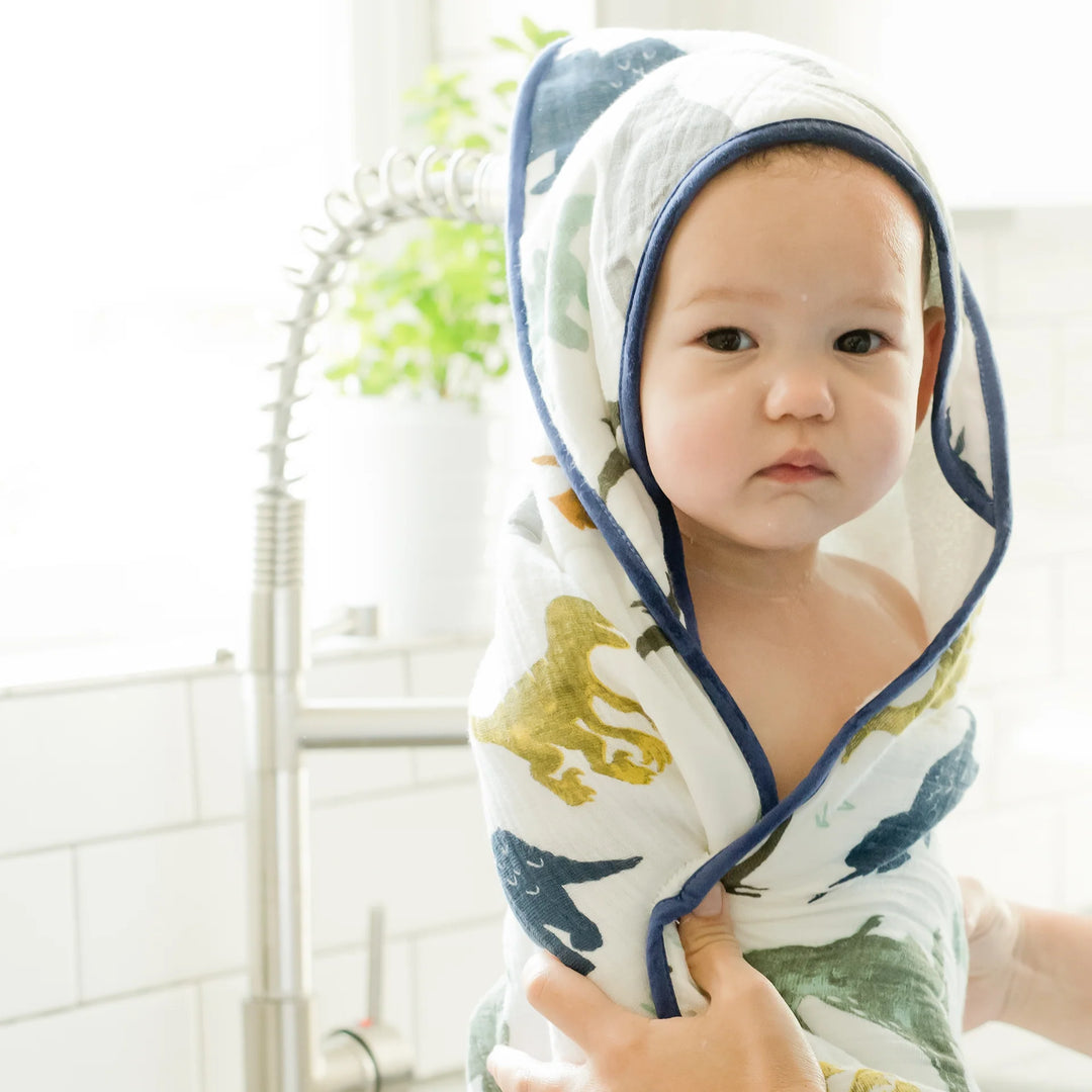 Little Unicorn Infant Hooded Towel (Dino Friends)