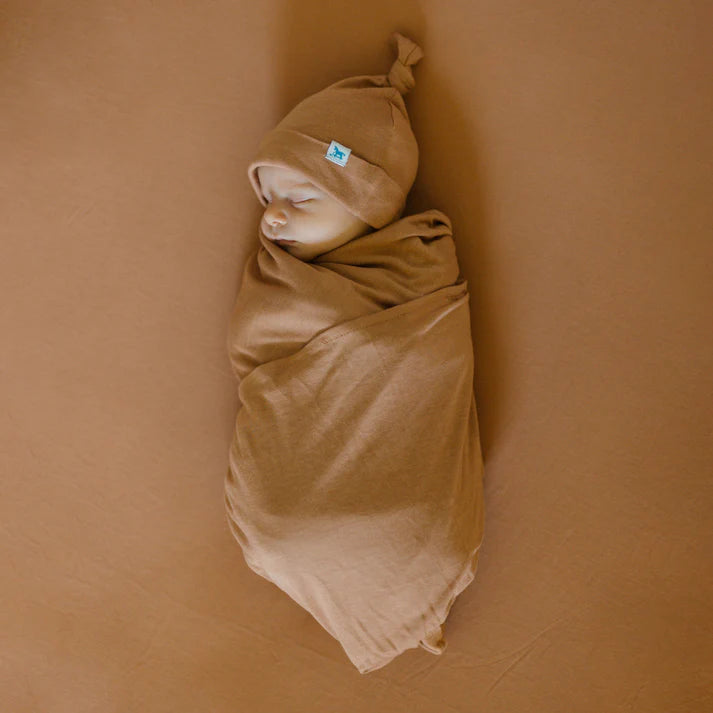 Little Unicorn Stretch Knit Swaddle (Terracotta)