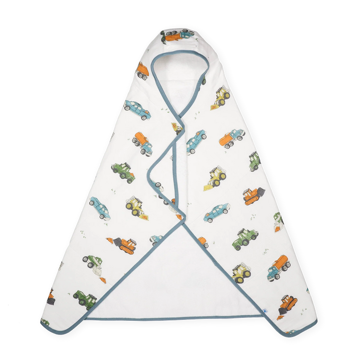 Little Unicorn Toddler Hooded Towel (Work Trucks)