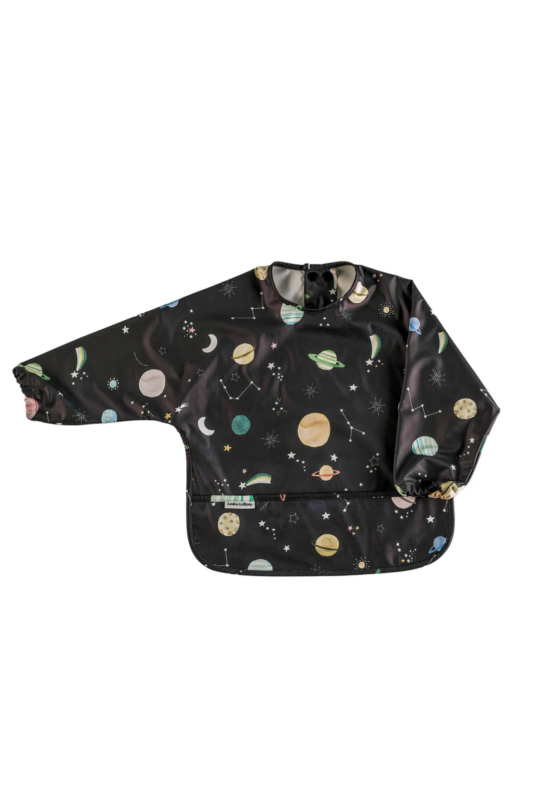 LouLou LOLLIPOP Long Sleeve Bib (Planets)