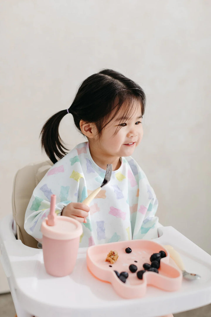 LouLou LOLLIPOP Long Sleeve Bib (Gummy Bears)