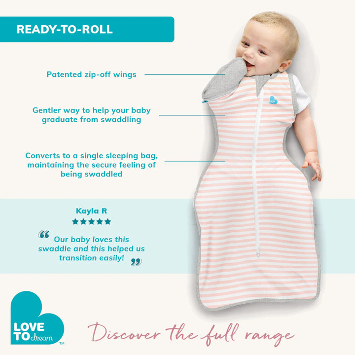 Love To Dream Swaddle Up Transition Bag 0.2 TOG (You Are My Grey)