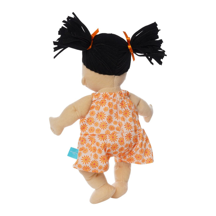 Manhattan Toy Baby Stella Beige with Black Pigtails Doll