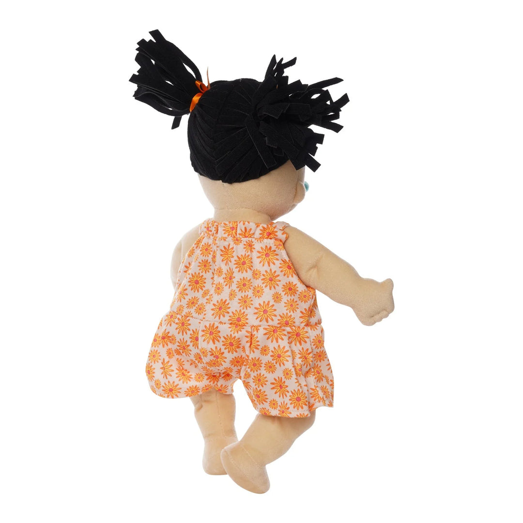 Manhattan Toy Baby Stella Beige with Black Pigtails Doll