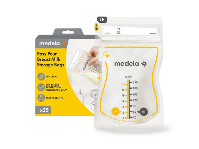 Medela Easy Pour Breast Milk Storage Bags (50 ct)