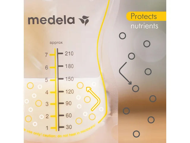 Medela Easy Pour Breast Milk Storage Bags (50 ct)