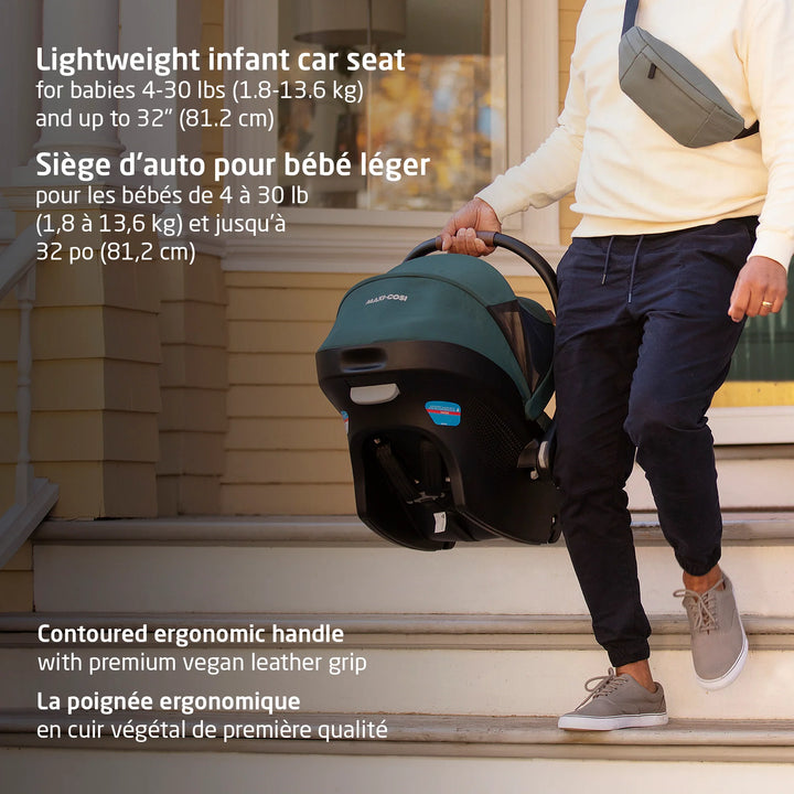 Maxi Cosi Mico Luxe+ Infant Car Seat (Essential Green)