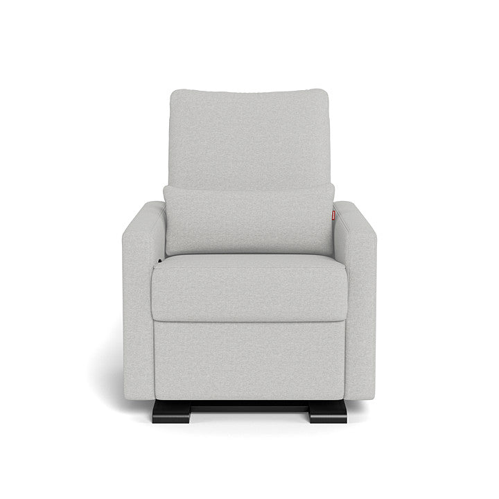 Monte Matera Glider Recliner (Espresso Base/Fog Grey Fabric) IN-STOCK