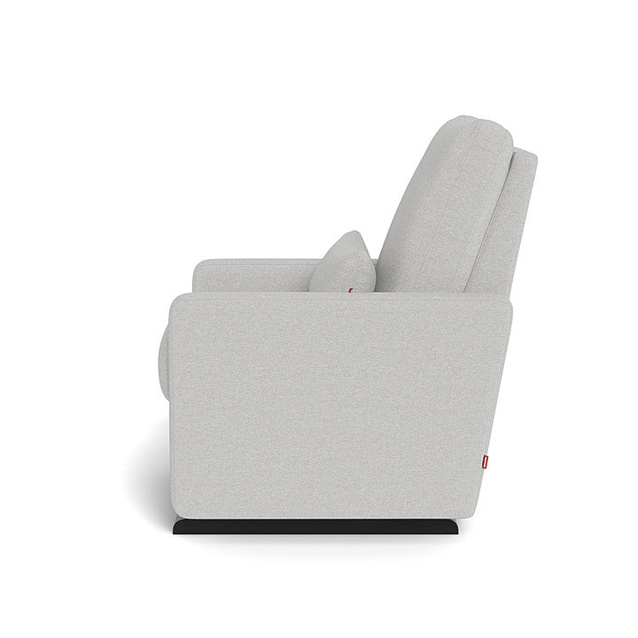 Monte Matera Glider Recliner (Espresso Base/Fog Grey Fabric) IN-STOCK