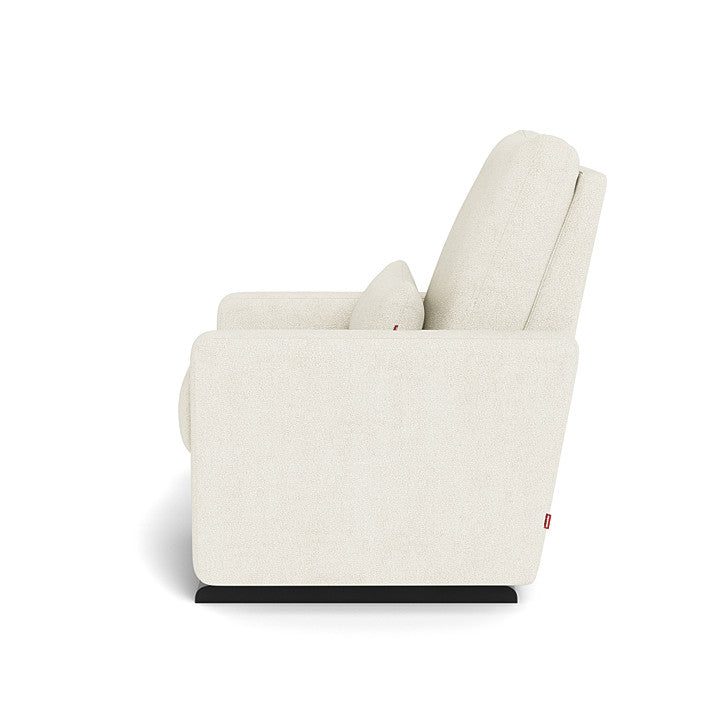 Monte Matera Glider Recliner (Espresso Base/Ivory Bucle) SPECIAL ORDER