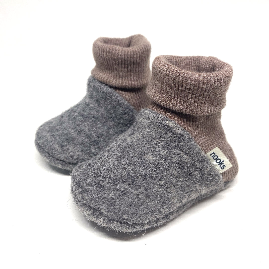 Nooks Design Pre-Walking Booties (Coco)