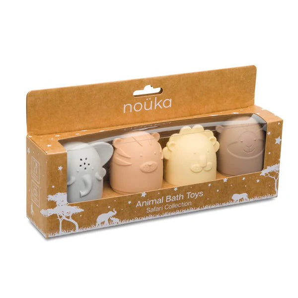 noüka Animals Bath Toys (Land Safari)