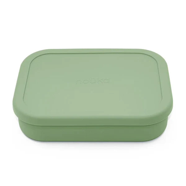 noüka Large Silicone Sealed Lunch Box (Leaf)