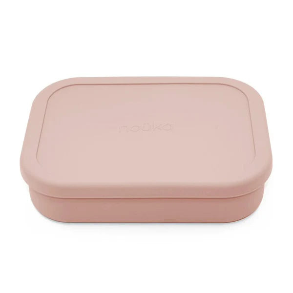 noüka Large Silicone Sealed Lunch Box (Soft Blush)