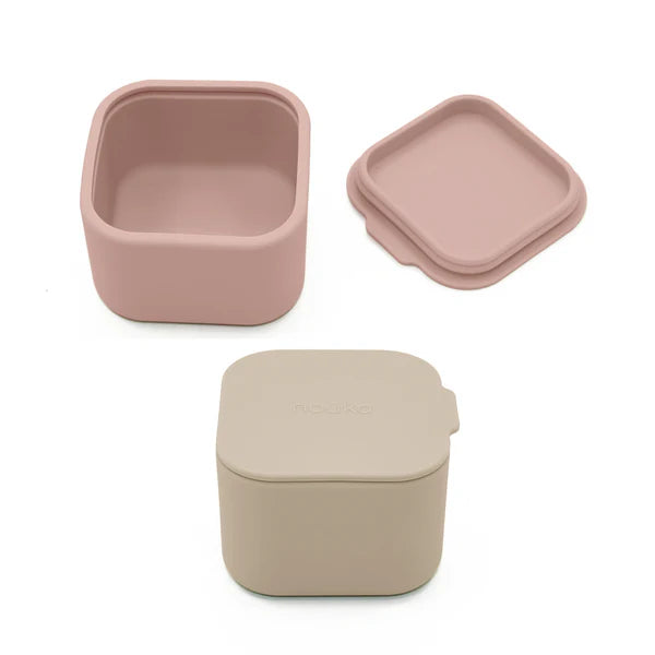 noüka Mini Snack Cups 2Pk (Soft Blush/Dust)