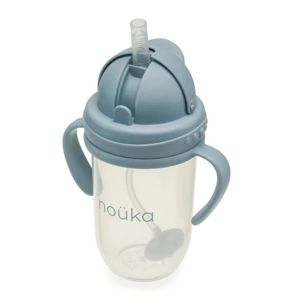 noüka Non-Spill Weighted Straw Cup 9oz (Wave)