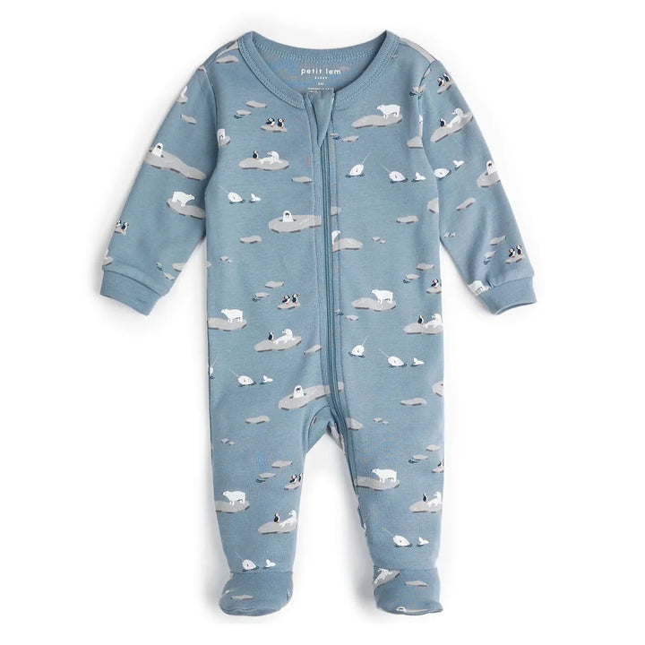 Petit Lem 17P05 Sleeper (Arctic Landscape on Faded Blue)