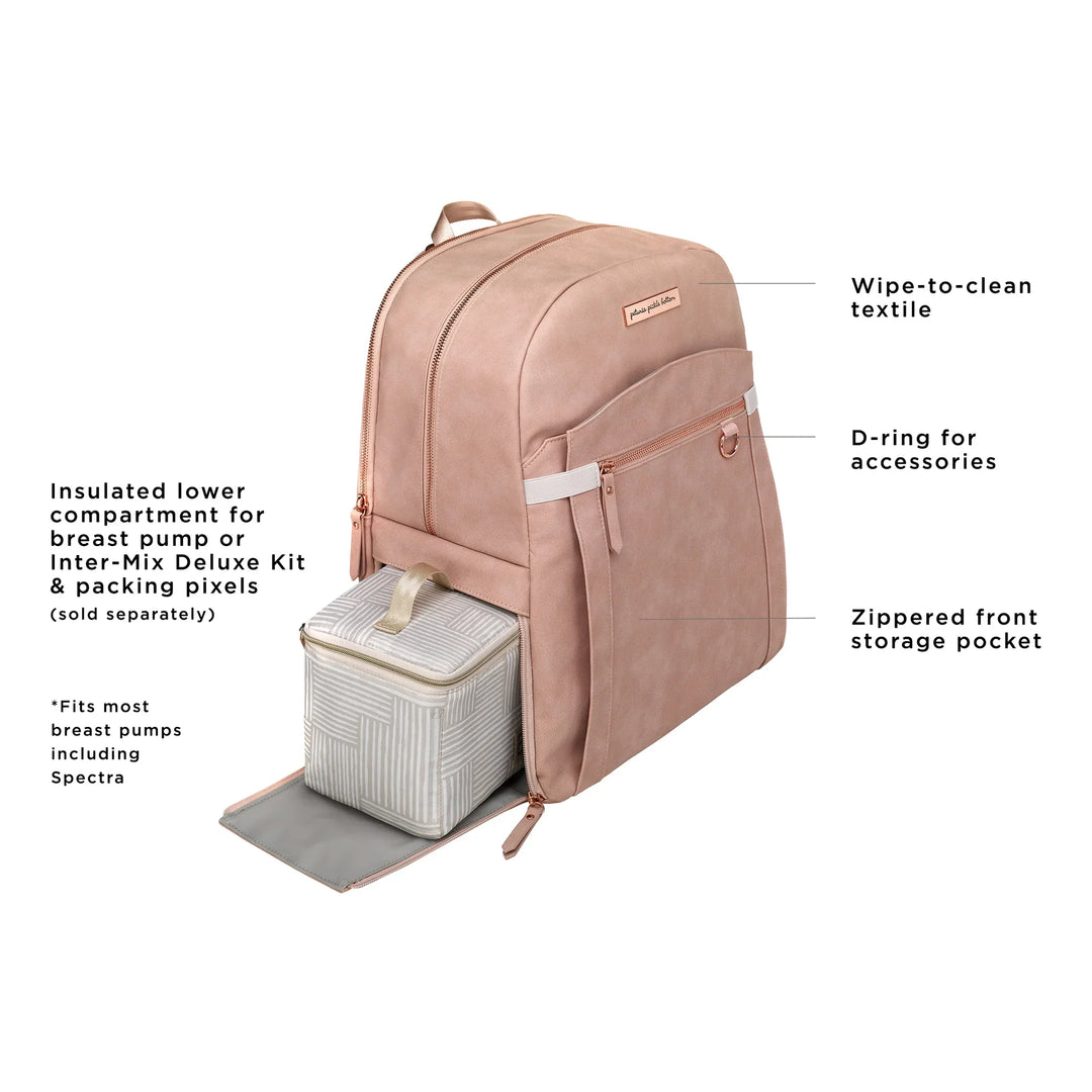 Petunia Pickle Bottom 2-in-1 Provisions Backpack (Toffee Rose)