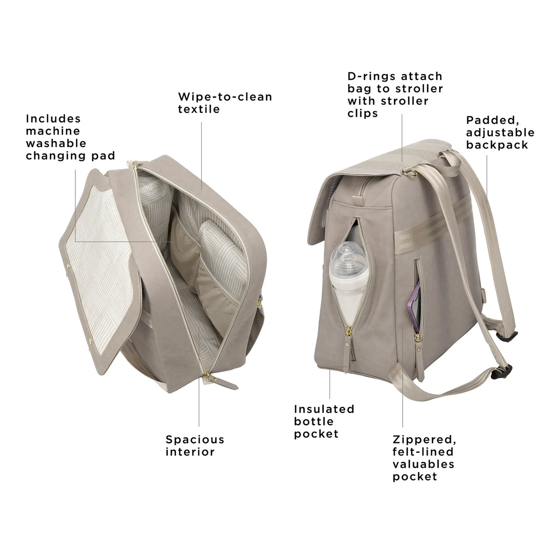 Petunia Pickle Bottom Meta Backpack (Sand Cable)