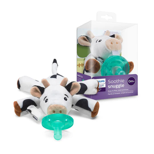 Phillips Avent Soothie Snuggle 0 Months+ (Cow)