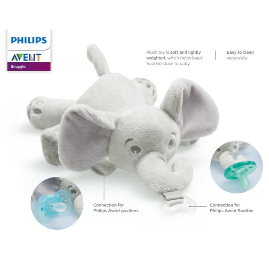 Phillips Avent Soothie Snuggle 0 Months+ (Elephant)