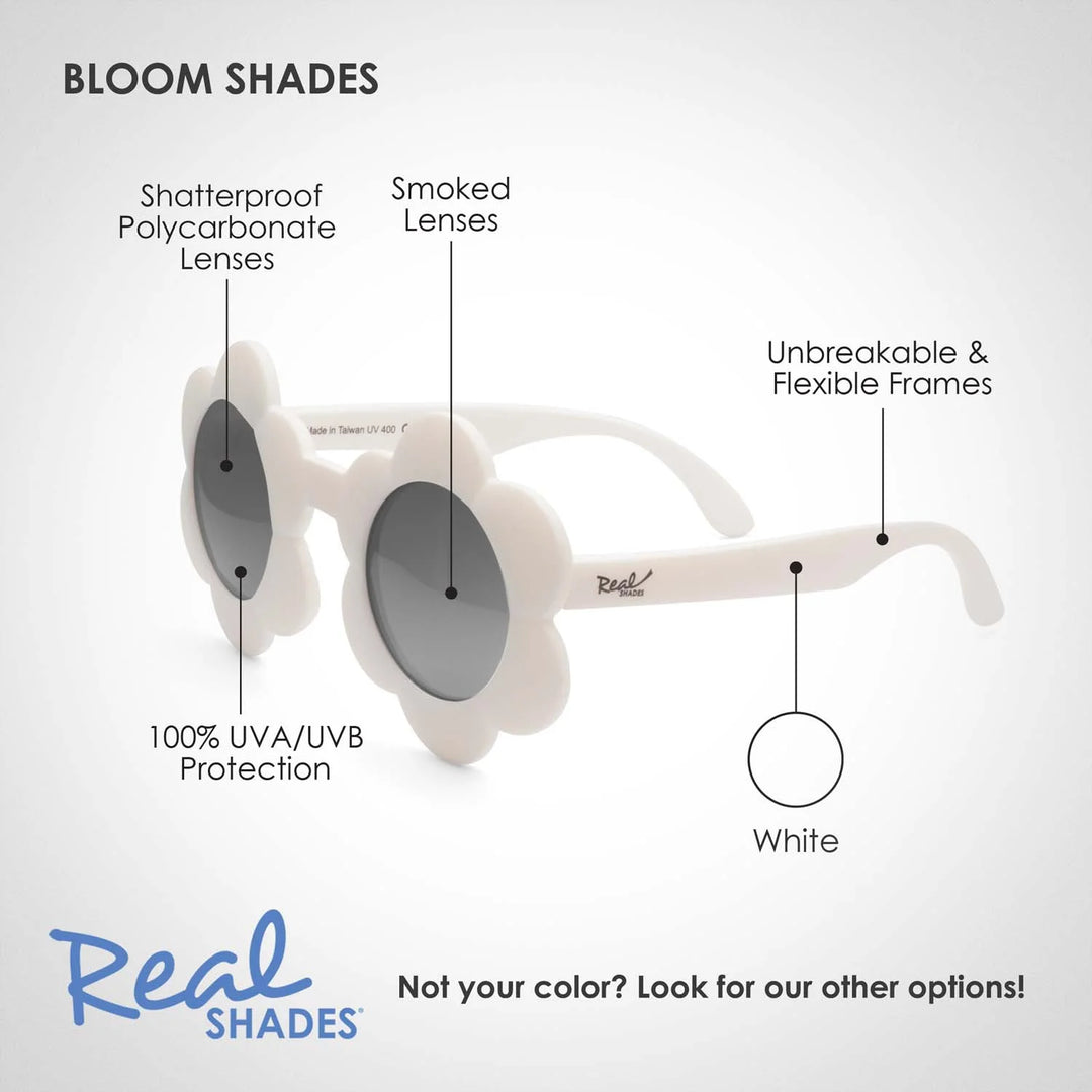 Real Shades Bloom Sunglasses (White)