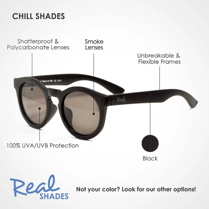 Real Shades Chill Sunglasses (Black)