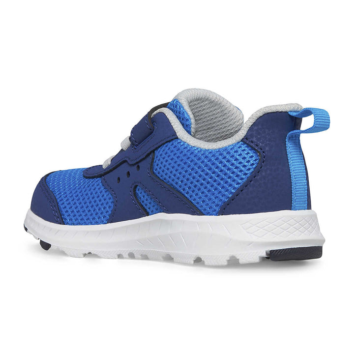 Saucony Kid's Ride 10 Jr. Sneaker (Blue/Silver)