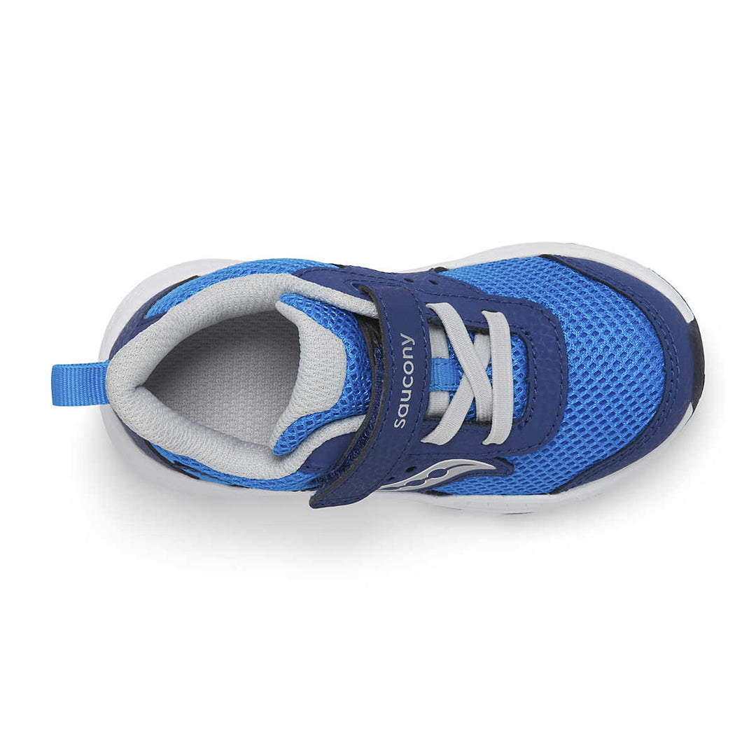 Saucony Kid's Ride 10 Jr. Sneaker (Blue/Silver)