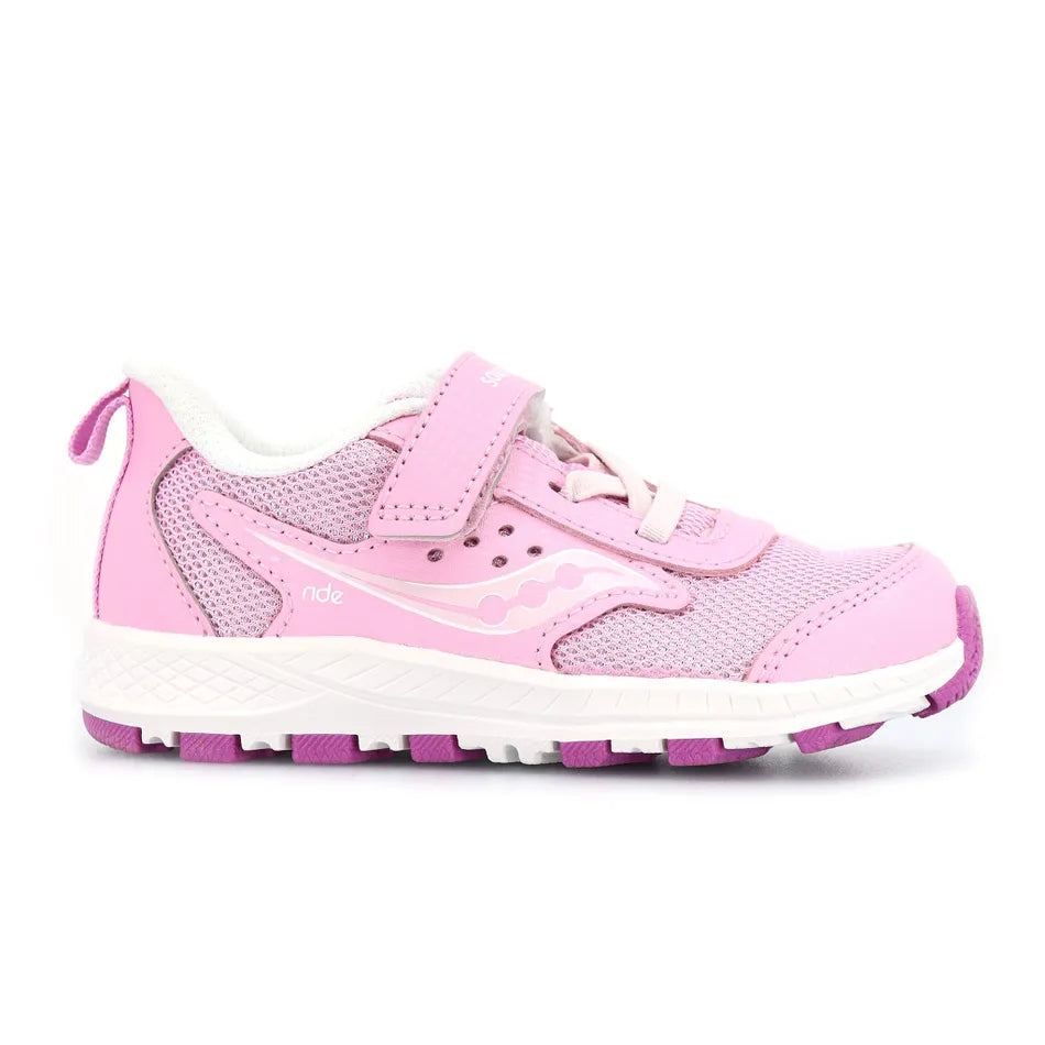 Saucony Kid's Ride 10 Jr. Sneaker (Pink)