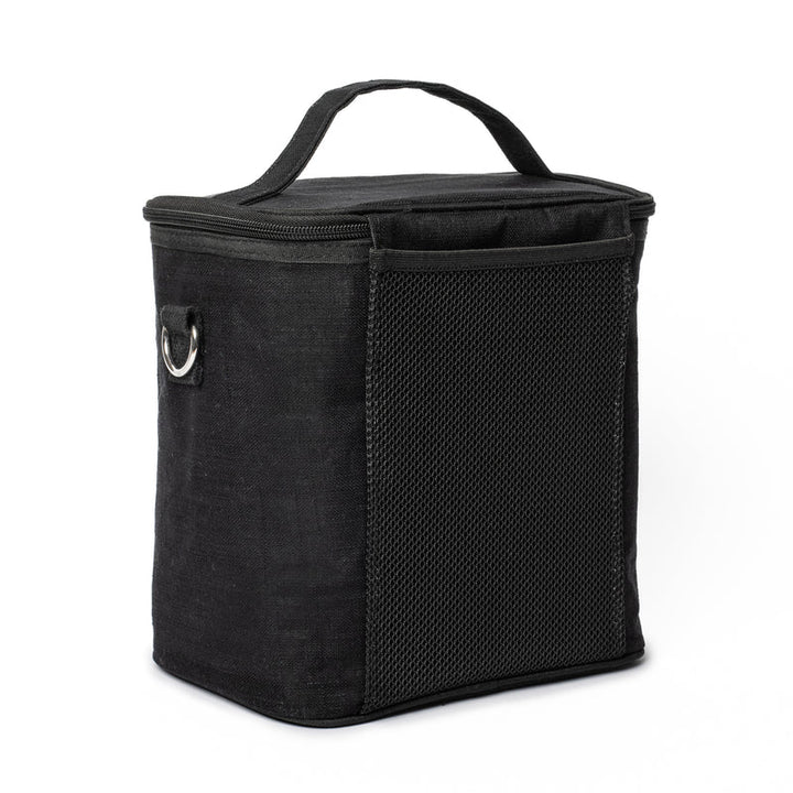 So Young Linen Lunch Poche (Black)