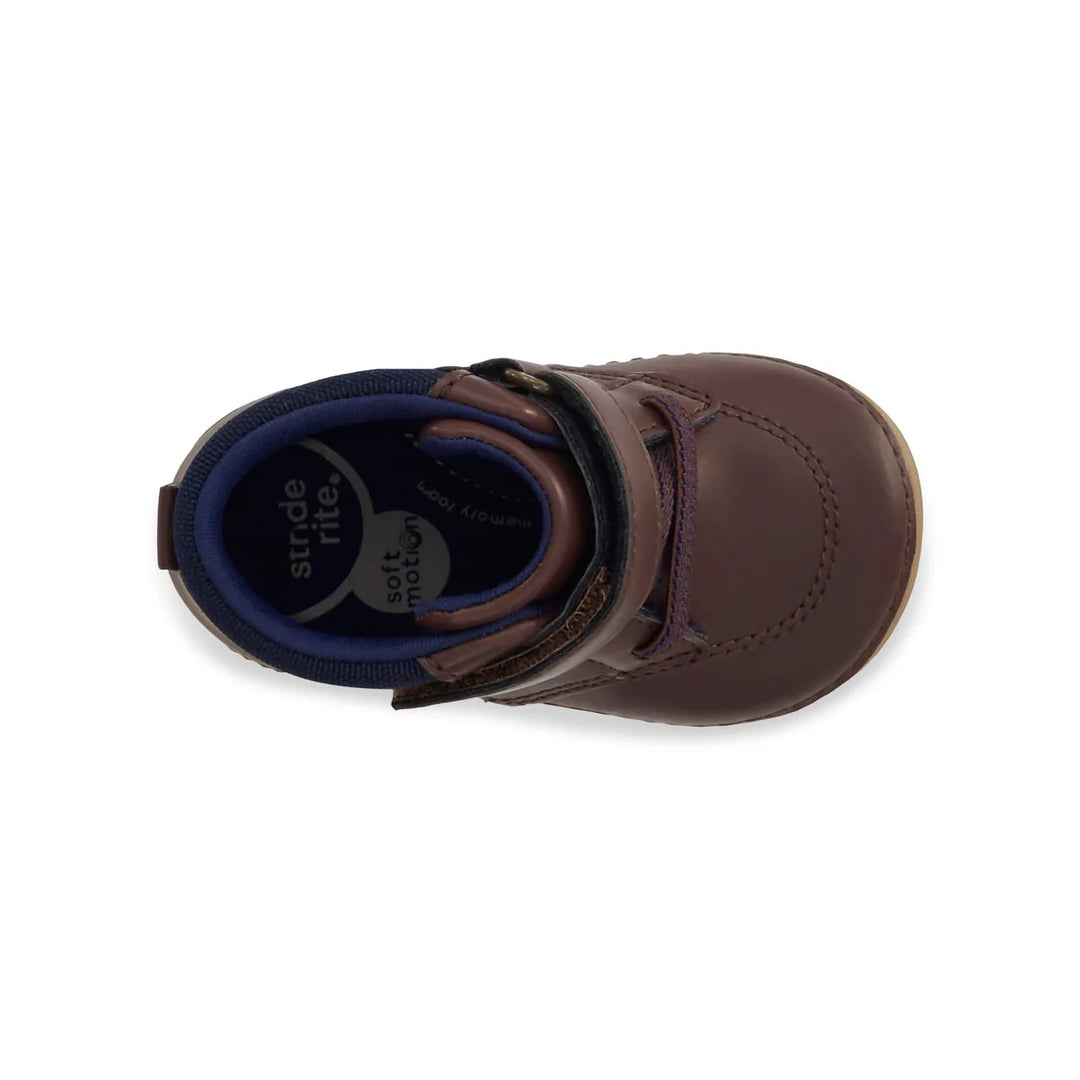 Stride Rite Soft Motion Gannon Boot Wide (Brown)