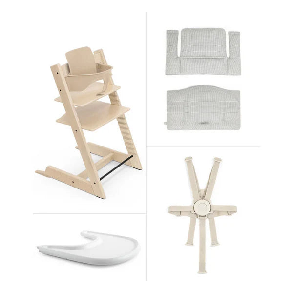 Stokke Tripp Trapp High Chair 2 Set (Natural/Nordic Grey)