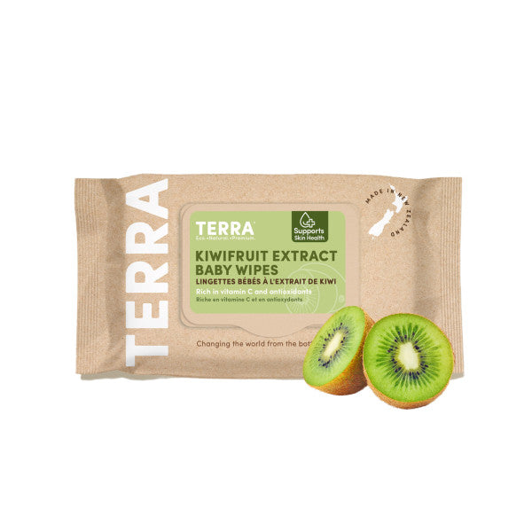 Terra Baby Wipes 70 Pack (Kiwifruit)