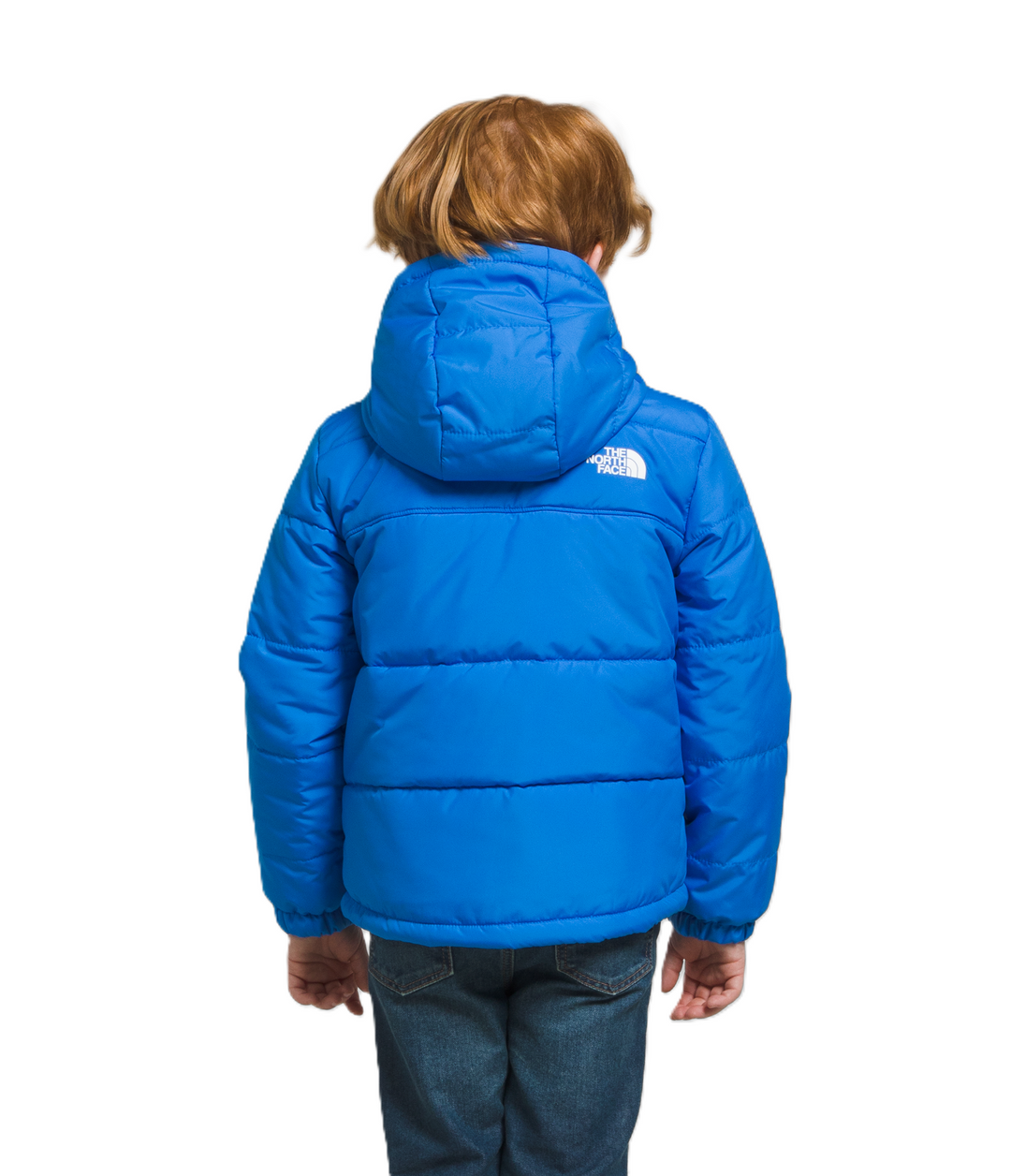 The North Face Mt Chimbo Reversible Full Zip Hooded Jacket Kids 4T Optic Blue