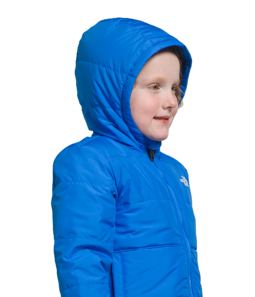 The North Face Kids' Reversible Mt Chimbo Full Zip Hooded Jacket (Optic Blue)